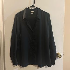 A new day silky/satin button-down